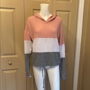 ARDENE waffle weave hooded top